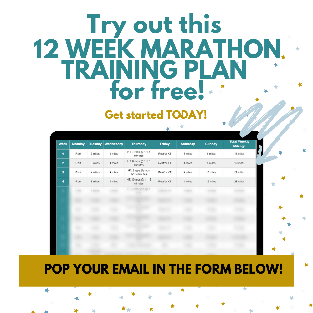 12 Week Marathon Training Schedule Intermediate Plan