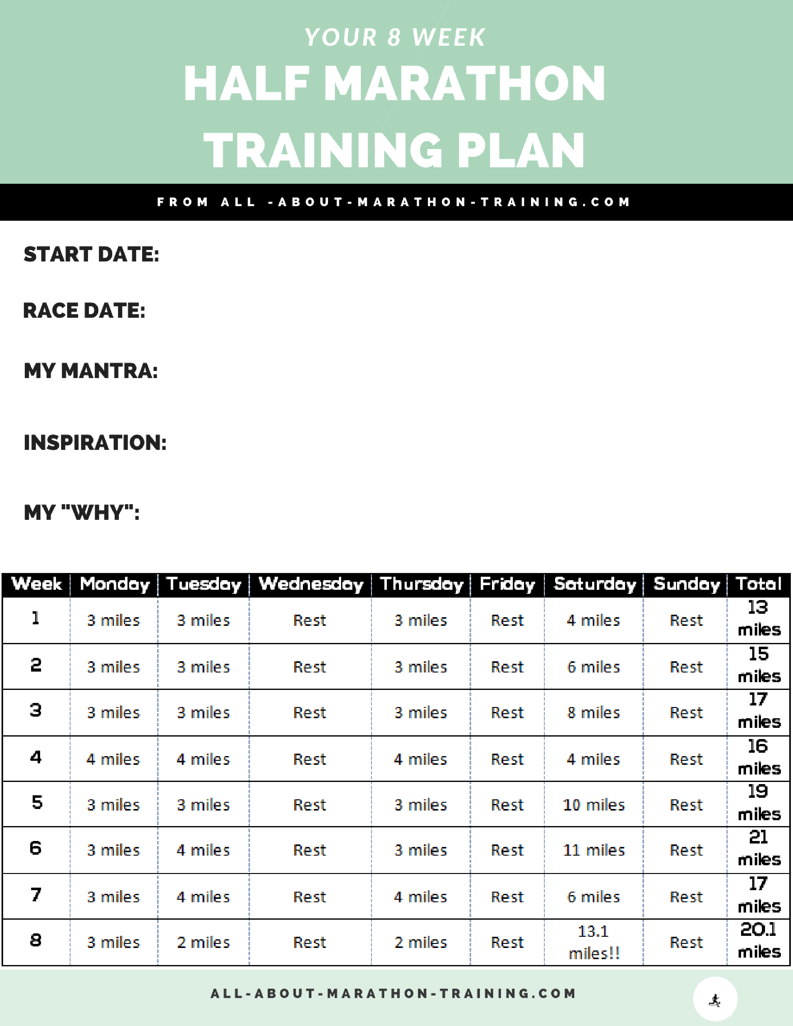 Marathon Training Schedule For Beginners All You Need Infos