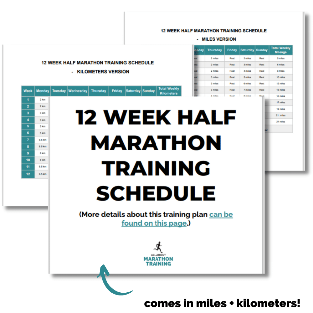 mostaza excusa Miseria Half Marathon Training Program: 12 Weeks + Free Printable PDF Download