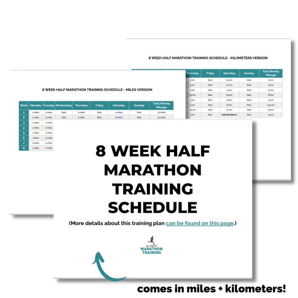 8 Week Half Marathon Training Plan: months to the finish line!