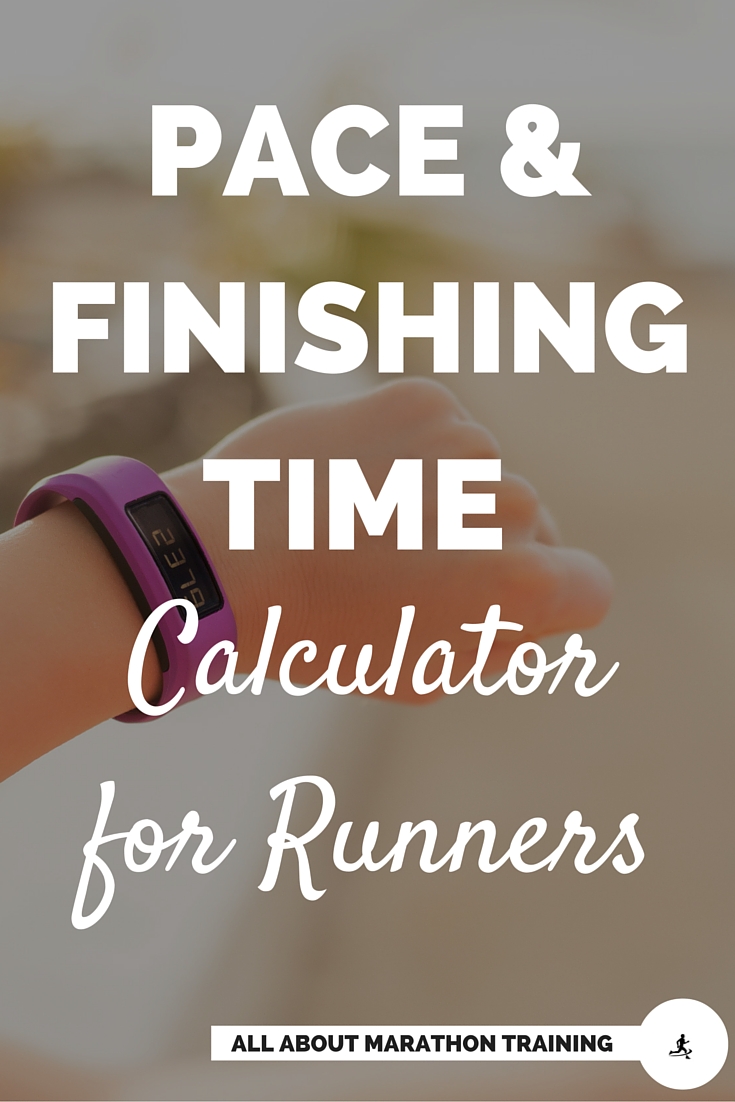 Race Walking Pace Chart