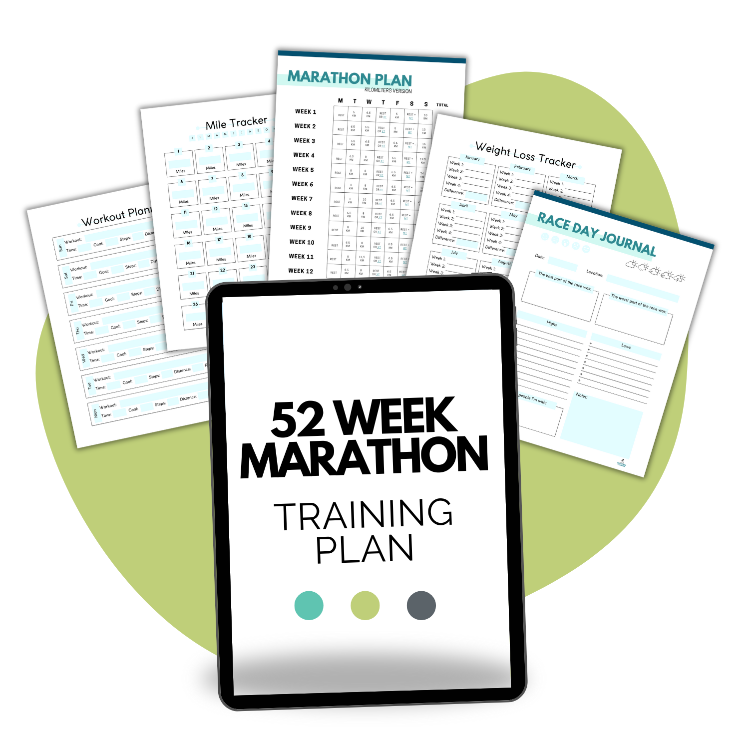 52WeekMarathonTrainingScheduleMockup