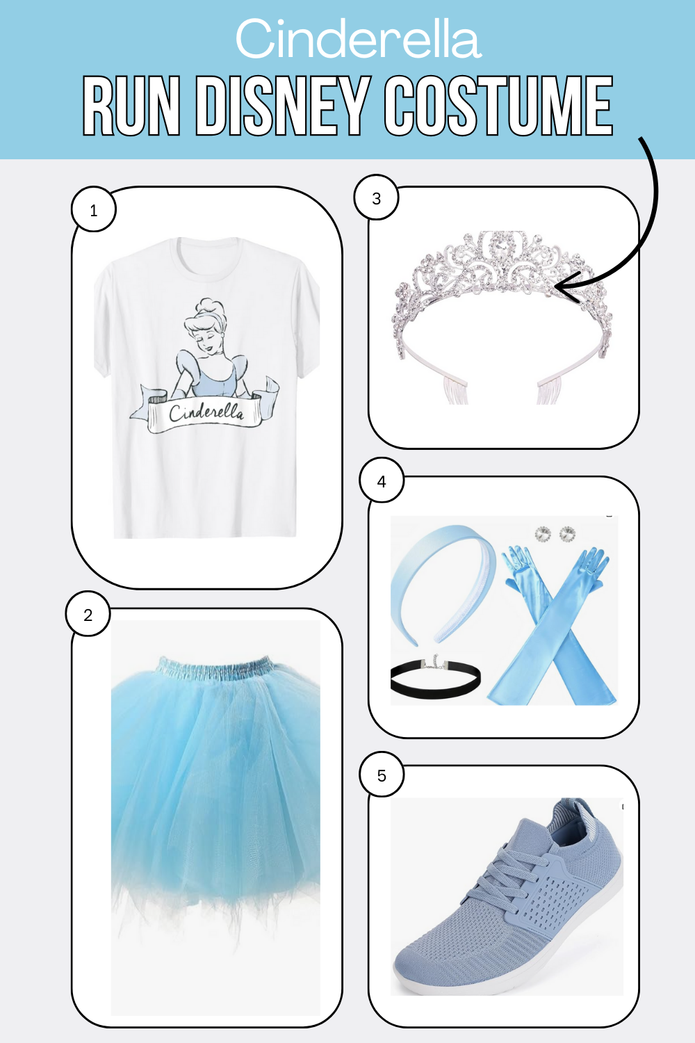 Cinderella Run Disney Costume Marathon Outfit