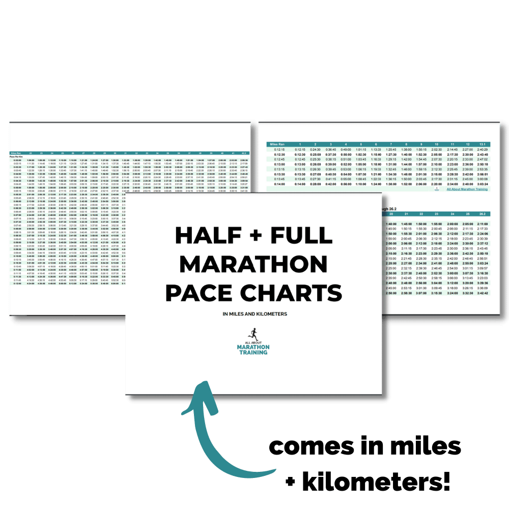 Half Marathon Pace Chart: The Right Running Pace