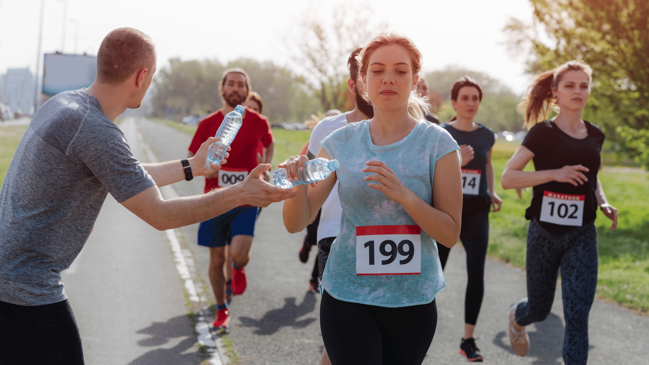 Long Distance Running Marathon or Half Marathoner