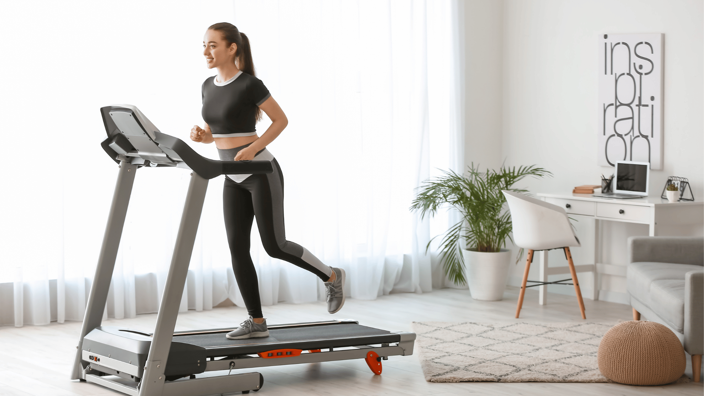 Treadmill Running Focus on Form